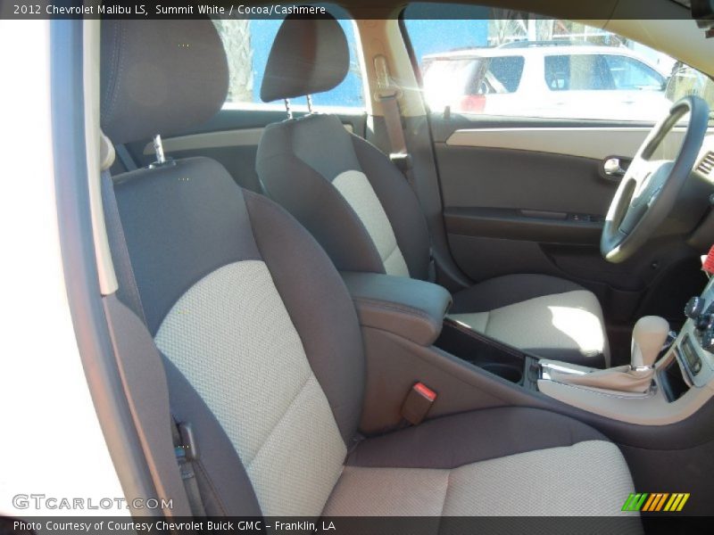 Summit White / Cocoa/Cashmere 2012 Chevrolet Malibu LS