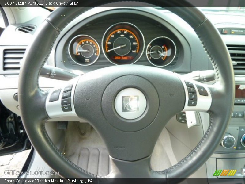 Black Onyx / Gray 2007 Saturn Aura XE