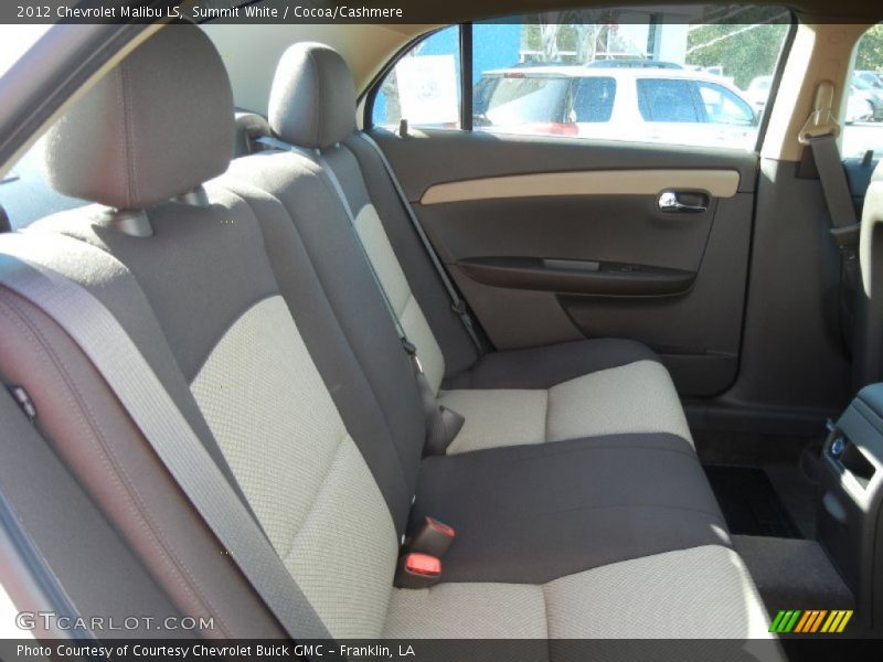 Summit White / Cocoa/Cashmere 2012 Chevrolet Malibu LS