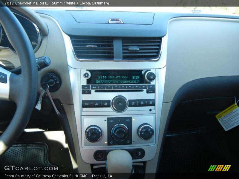 Summit White / Cocoa/Cashmere 2012 Chevrolet Malibu LS