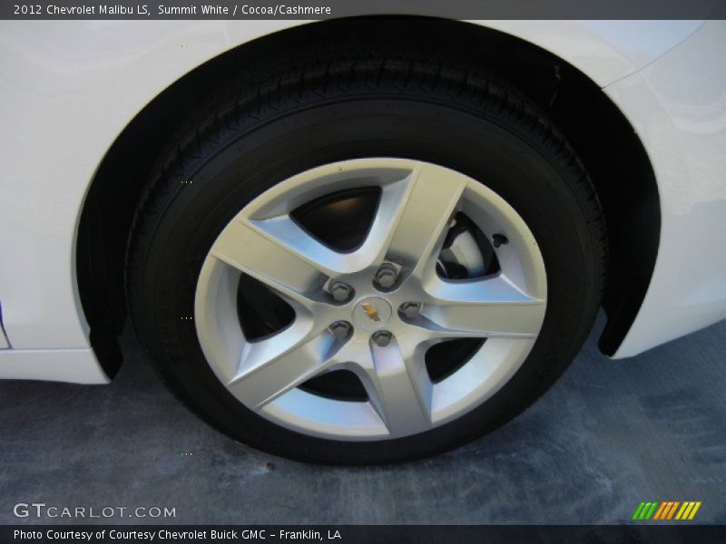 Summit White / Cocoa/Cashmere 2012 Chevrolet Malibu LS