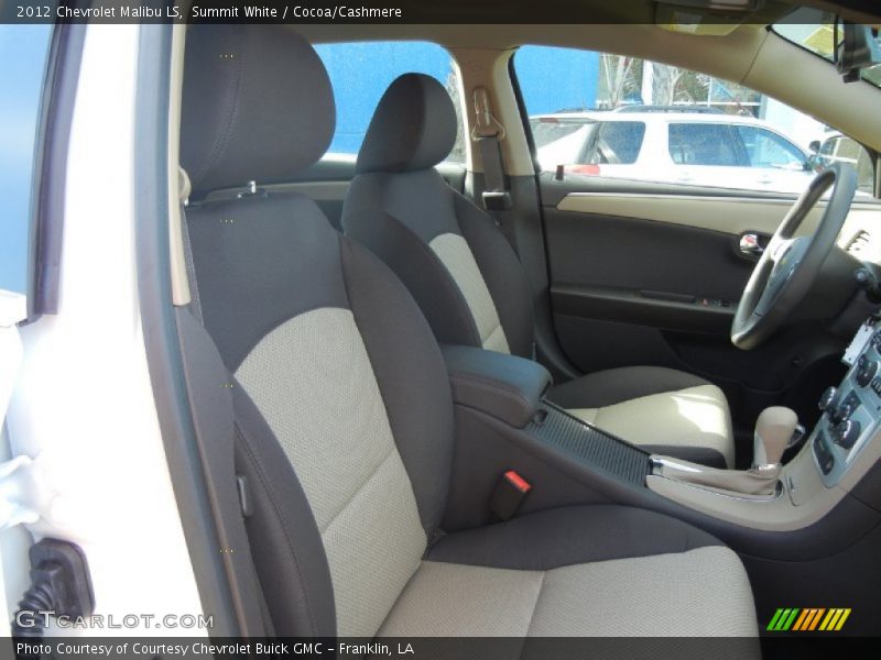 Summit White / Cocoa/Cashmere 2012 Chevrolet Malibu LS