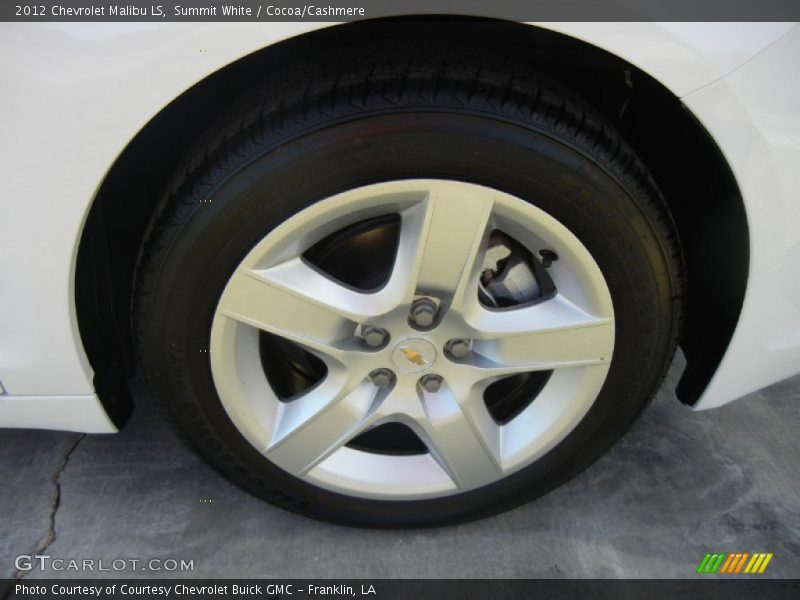 Summit White / Cocoa/Cashmere 2012 Chevrolet Malibu LS