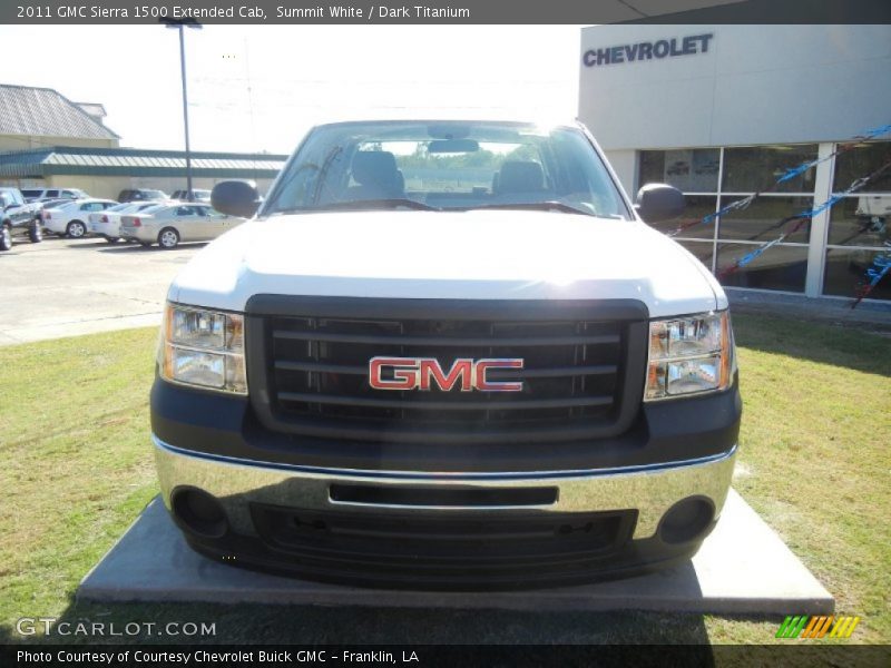 Summit White / Dark Titanium 2011 GMC Sierra 1500 Extended Cab