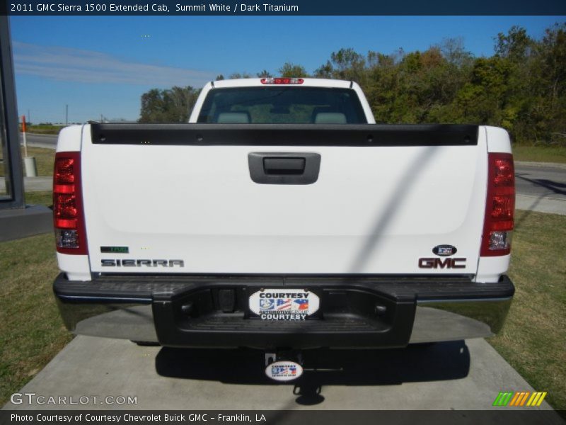 Summit White / Dark Titanium 2011 GMC Sierra 1500 Extended Cab