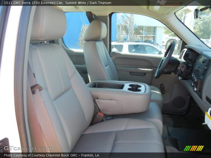 Summit White / Dark Titanium 2011 GMC Sierra 1500 Extended Cab