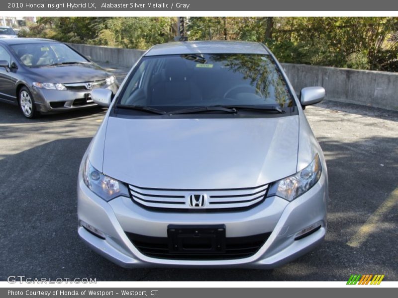 Alabaster Silver Metallic / Gray 2010 Honda Insight Hybrid LX
