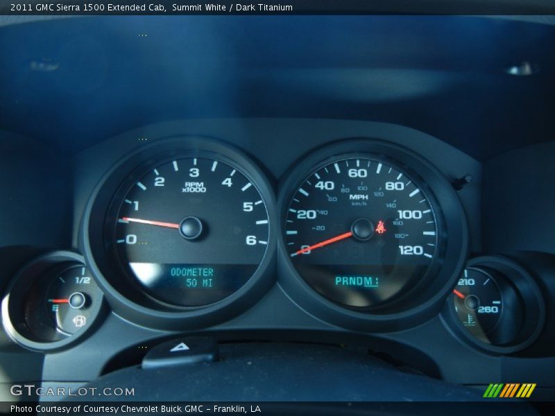 Summit White / Dark Titanium 2011 GMC Sierra 1500 Extended Cab