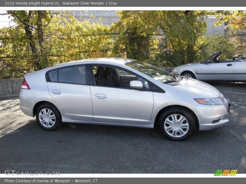 Alabaster Silver Metallic / Gray 2010 Honda Insight Hybrid LX