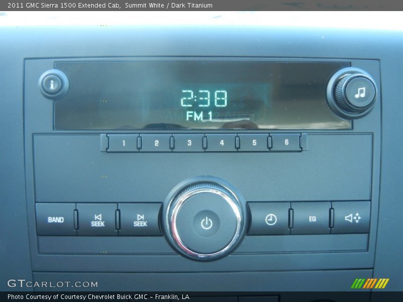 Audio System of 2011 Sierra 1500 Extended Cab