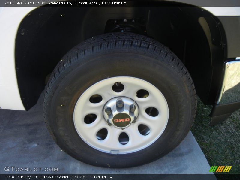 Summit White / Dark Titanium 2011 GMC Sierra 1500 Extended Cab