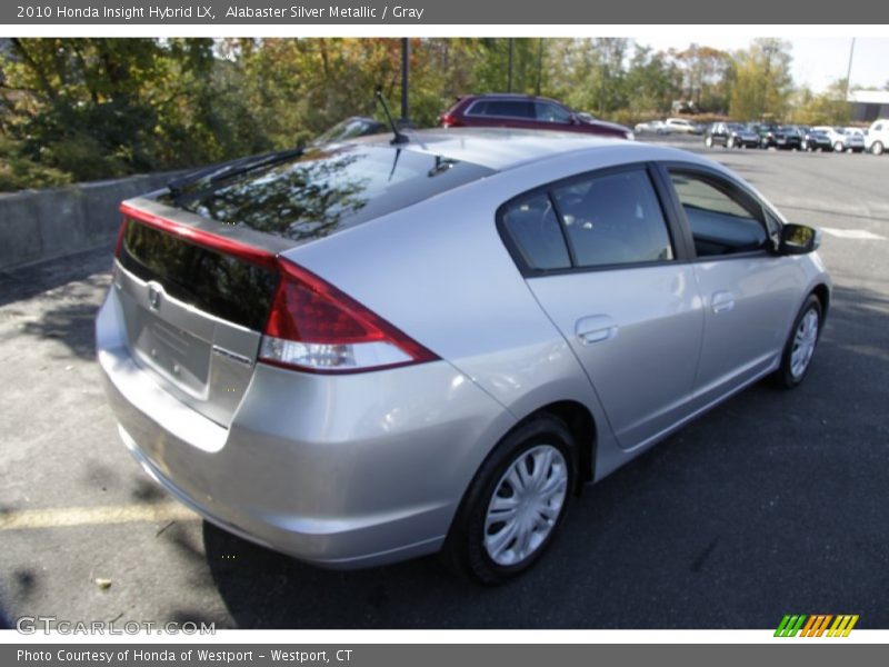 Alabaster Silver Metallic / Gray 2010 Honda Insight Hybrid LX