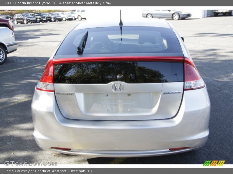 Alabaster Silver Metallic / Gray 2010 Honda Insight Hybrid LX