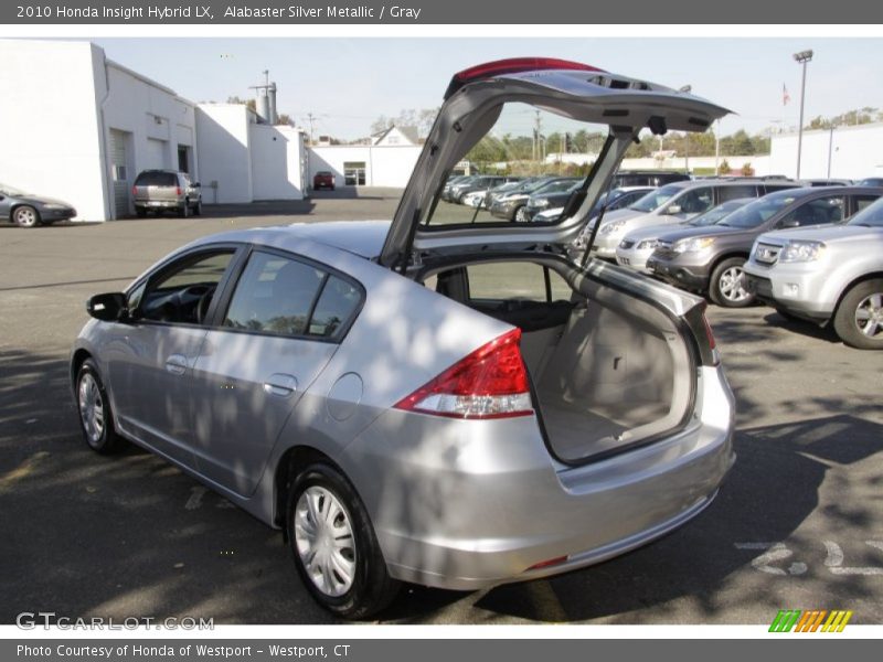 Alabaster Silver Metallic / Gray 2010 Honda Insight Hybrid LX