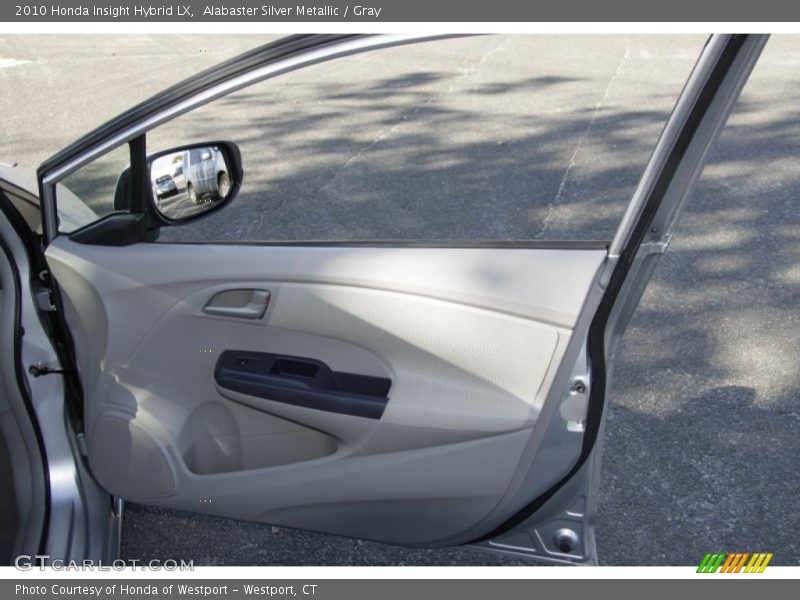Alabaster Silver Metallic / Gray 2010 Honda Insight Hybrid LX