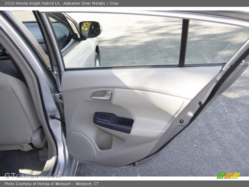 Alabaster Silver Metallic / Gray 2010 Honda Insight Hybrid LX