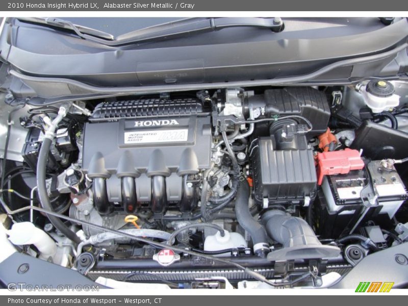 Alabaster Silver Metallic / Gray 2010 Honda Insight Hybrid LX