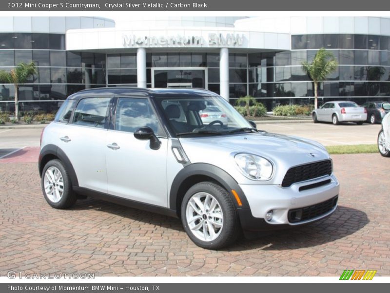 Crystal Silver Metallic / Carbon Black 2012 Mini Cooper S Countryman