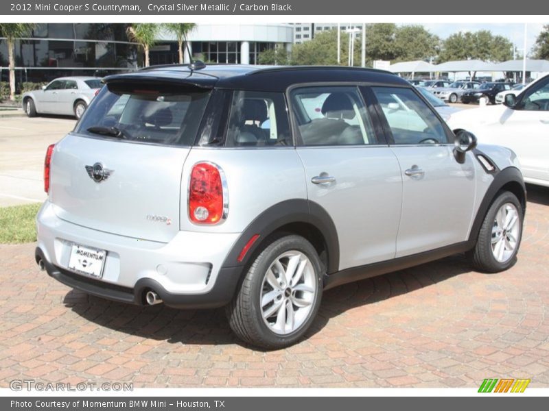 Crystal Silver Metallic / Carbon Black 2012 Mini Cooper S Countryman