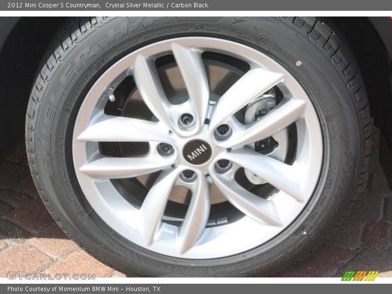 Crystal Silver Metallic / Carbon Black 2012 Mini Cooper S Countryman