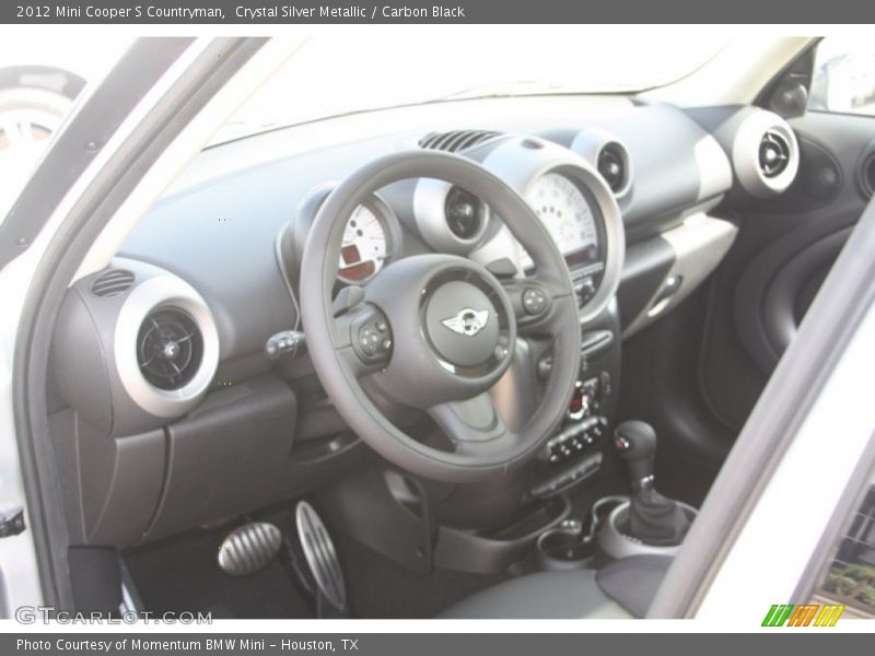 Crystal Silver Metallic / Carbon Black 2012 Mini Cooper S Countryman