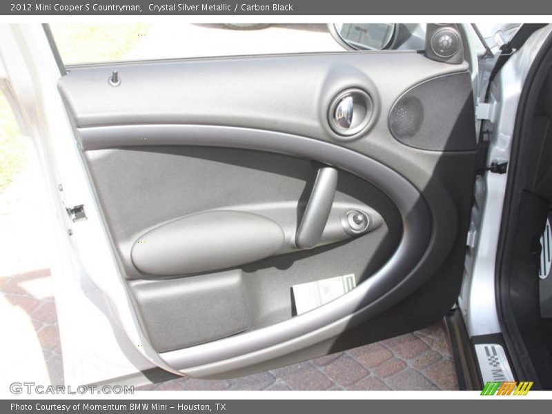 Crystal Silver Metallic / Carbon Black 2012 Mini Cooper S Countryman