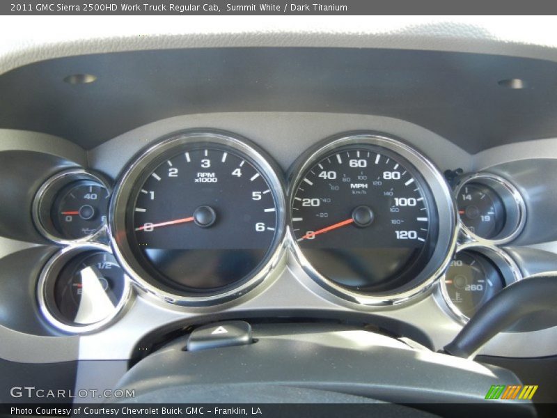  2011 Sierra 2500HD Work Truck Regular Cab Work Truck Regular Cab Gauges