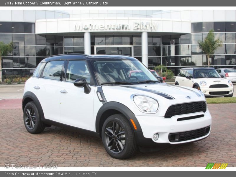Light White / Carbon Black 2012 Mini Cooper S Countryman
