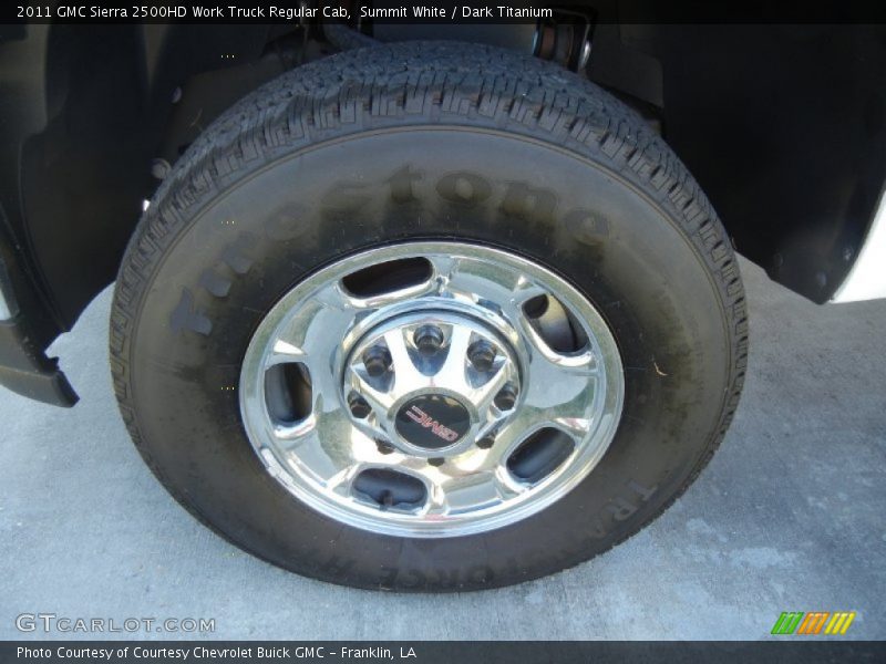 Summit White / Dark Titanium 2011 GMC Sierra 2500HD Work Truck Regular Cab