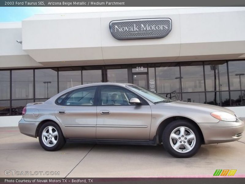 Arizona Beige Metallic / Medium Parchment 2003 Ford Taurus SES