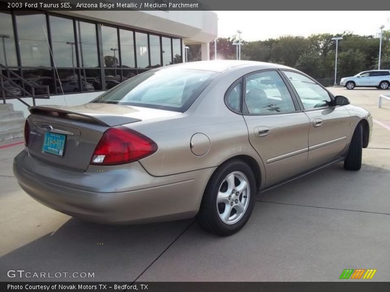 Arizona Beige Metallic / Medium Parchment 2003 Ford Taurus SES