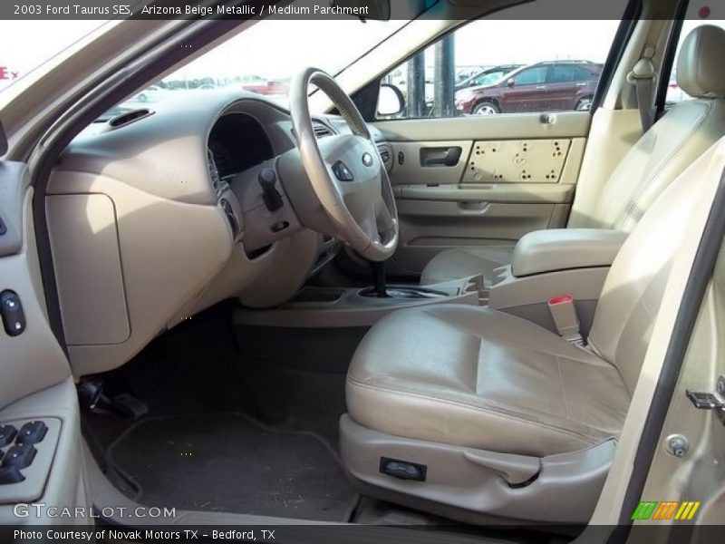 Arizona Beige Metallic / Medium Parchment 2003 Ford Taurus SES