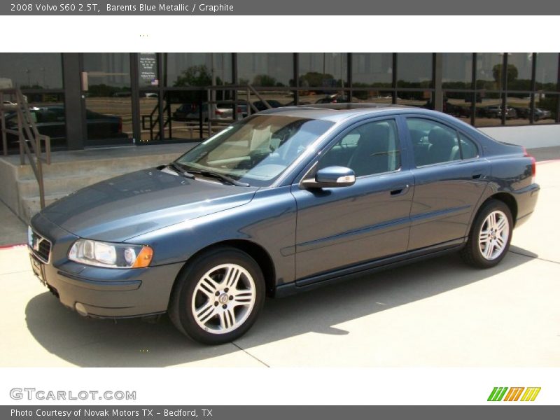 Barents Blue Metallic / Graphite 2008 Volvo S60 2.5T