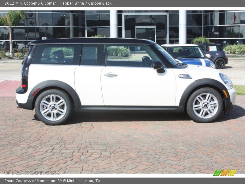 Pepper White / Carbon Black 2012 Mini Cooper S Clubman