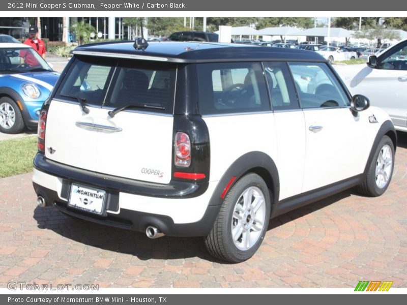 Pepper White / Carbon Black 2012 Mini Cooper S Clubman