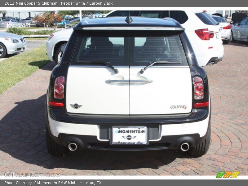 Pepper White / Carbon Black 2012 Mini Cooper S Clubman