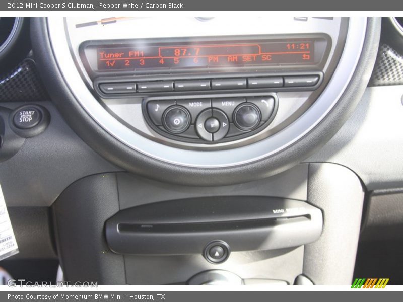Pepper White / Carbon Black 2012 Mini Cooper S Clubman