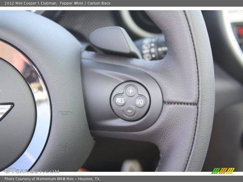 Pepper White / Carbon Black 2012 Mini Cooper S Clubman