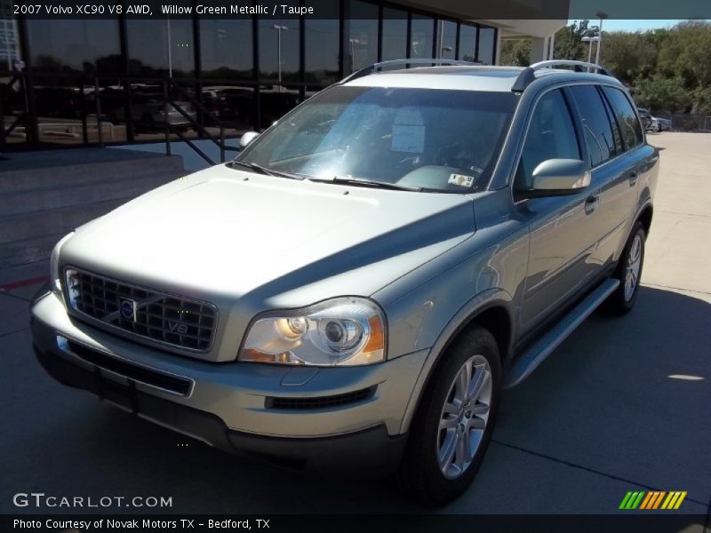 Willow Green Metallic / Taupe 2007 Volvo XC90 V8 AWD