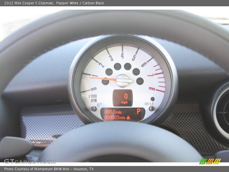 Pepper White / Carbon Black 2012 Mini Cooper S Clubman