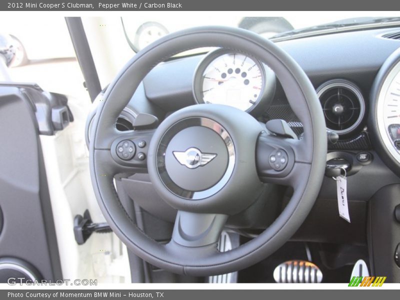 Pepper White / Carbon Black 2012 Mini Cooper S Clubman