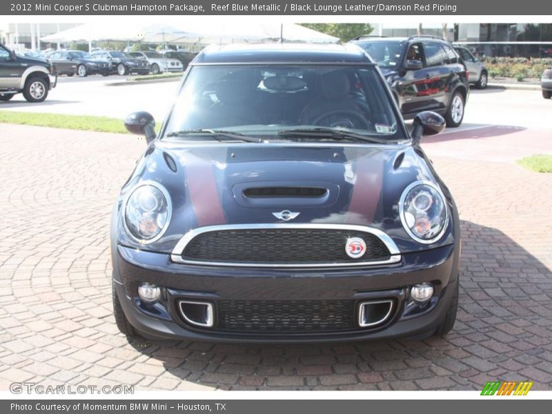 Reef Blue Metallic / Black Lounge Leather/Damson Red Piping 2012 Mini Cooper S Clubman Hampton Package