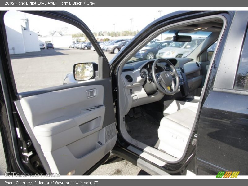 Formal Black / Gray 2009 Honda Pilot EX-L 4WD