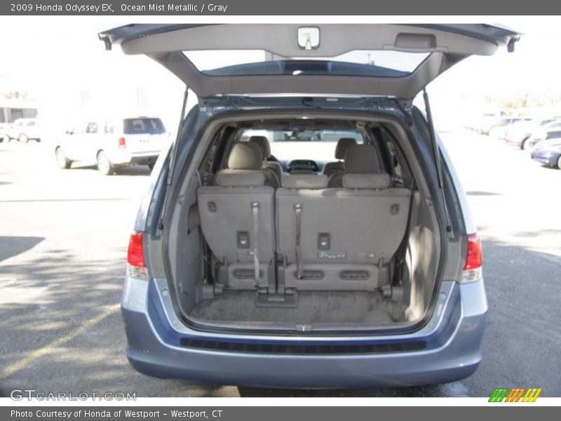Ocean Mist Metallic / Gray 2009 Honda Odyssey EX