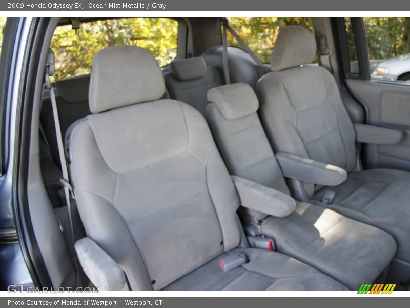 Ocean Mist Metallic / Gray 2009 Honda Odyssey EX