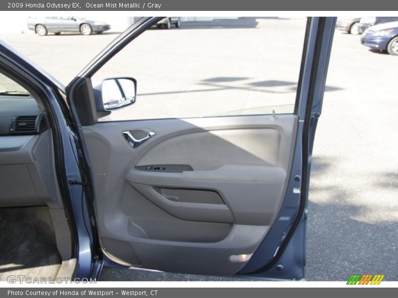 Ocean Mist Metallic / Gray 2009 Honda Odyssey EX