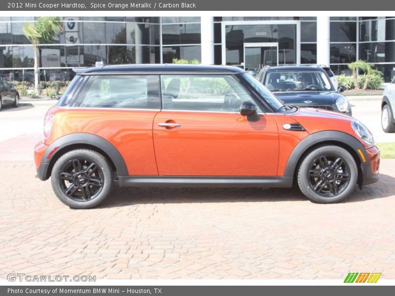 Spice Orange Metallic / Carbon Black 2012 Mini Cooper Hardtop