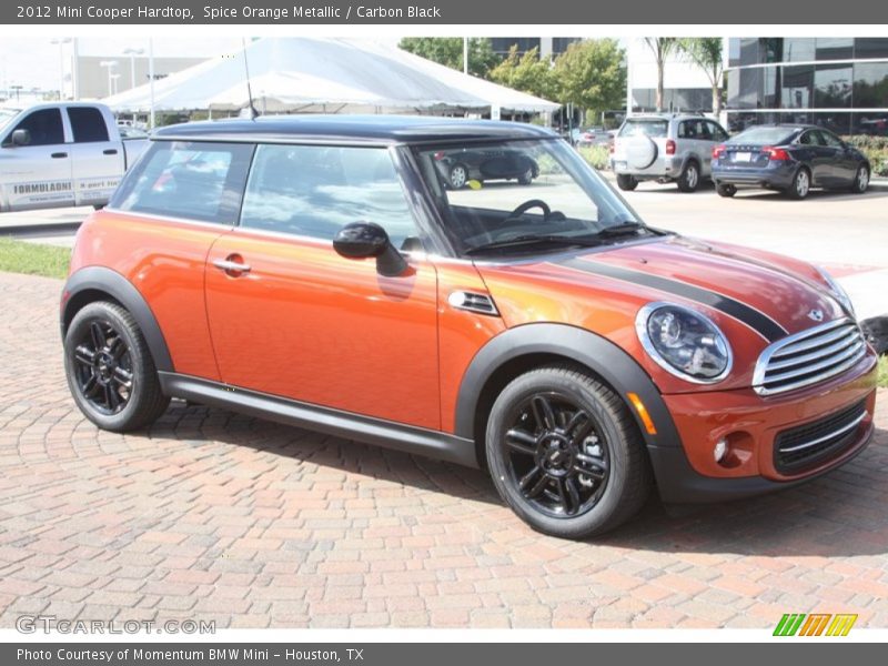 Spice Orange Metallic / Carbon Black 2012 Mini Cooper Hardtop