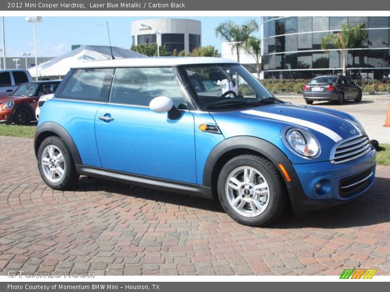 Laser Blue Metallic / Carbon Black 2012 Mini Cooper Hardtop