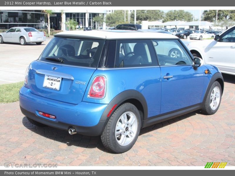 Laser Blue Metallic / Carbon Black 2012 Mini Cooper Hardtop